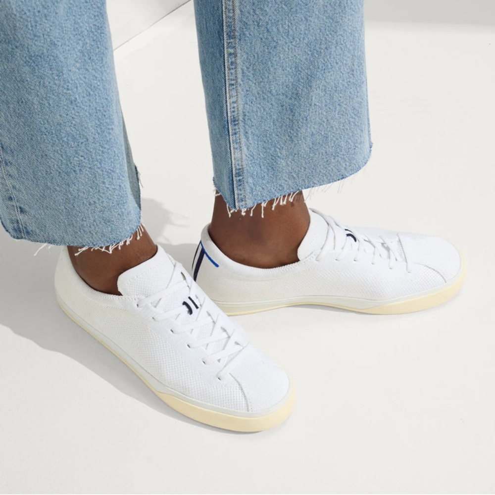 Rothy’s Bright White Lace Ups